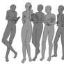 On the Way to School: Group Pose Drawing Contest