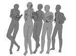 picture Group:xitu_Rsbi8S= Drawing Poses group pose drawing challenge by