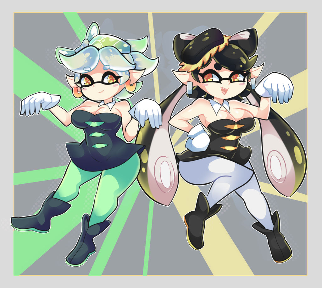 Squid Sisters By Oni Punch On DeviantArt squid-sisters-by-oni-punch-on-deviantart