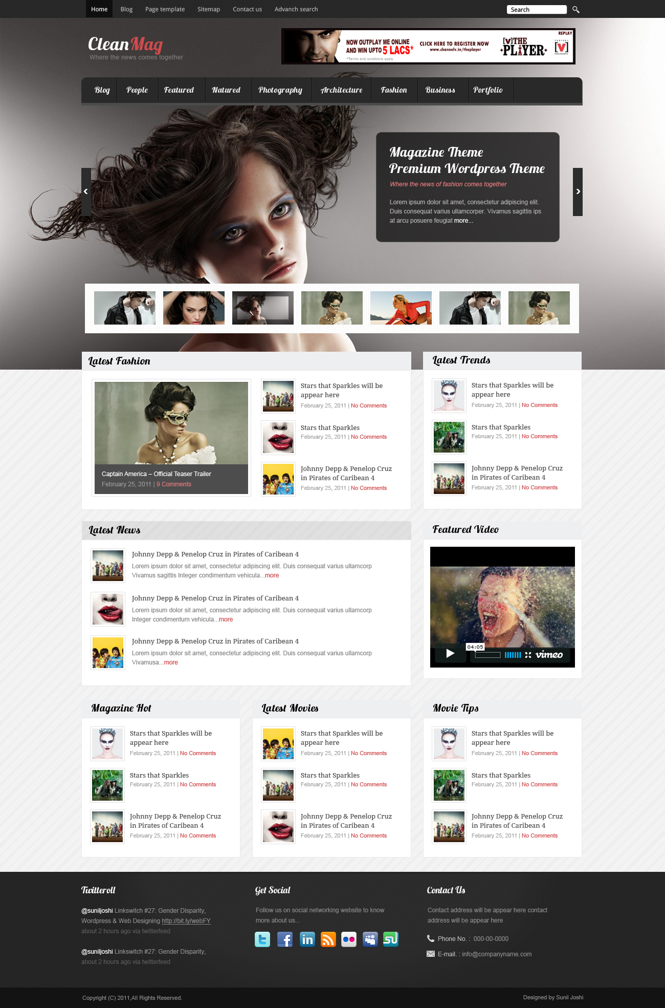 Magazine Theme by sunilbjoshi