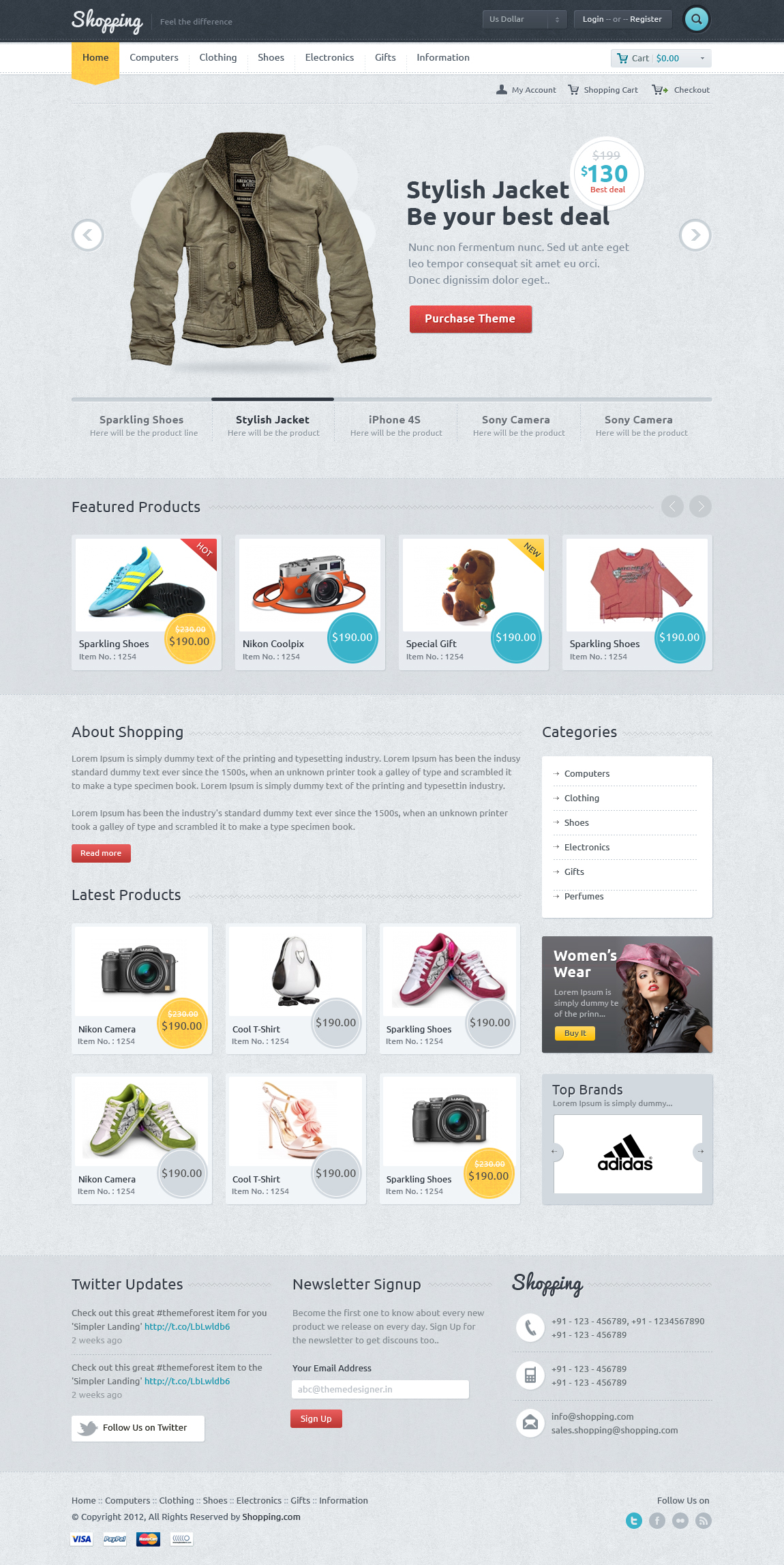 Shopping eCommerce Theme