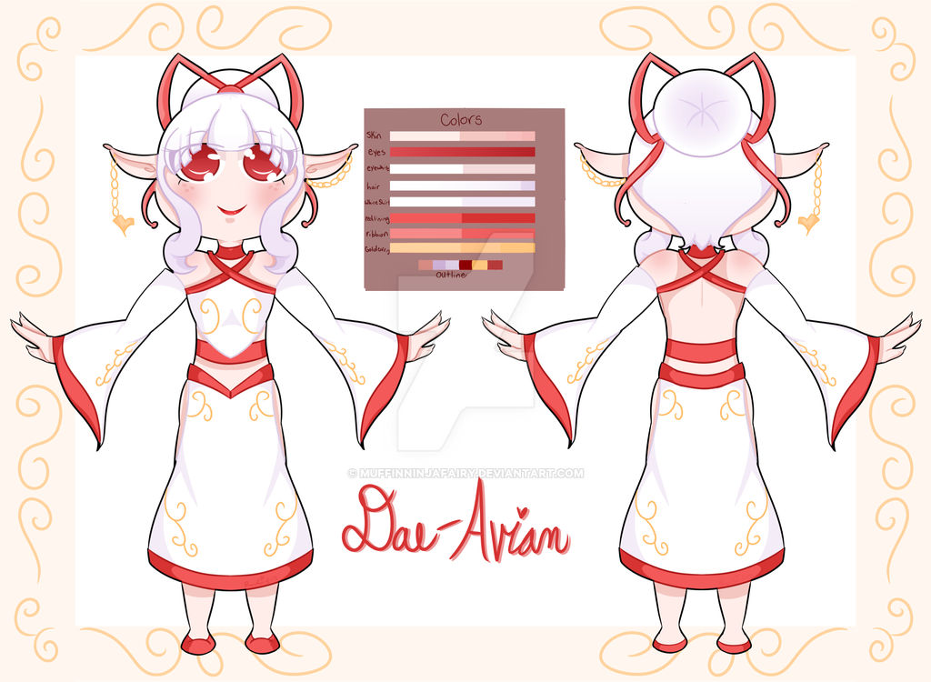 Dae Deviantart Dae-Avian Character Reference by MuffinNinjaFairy on DeviantArt