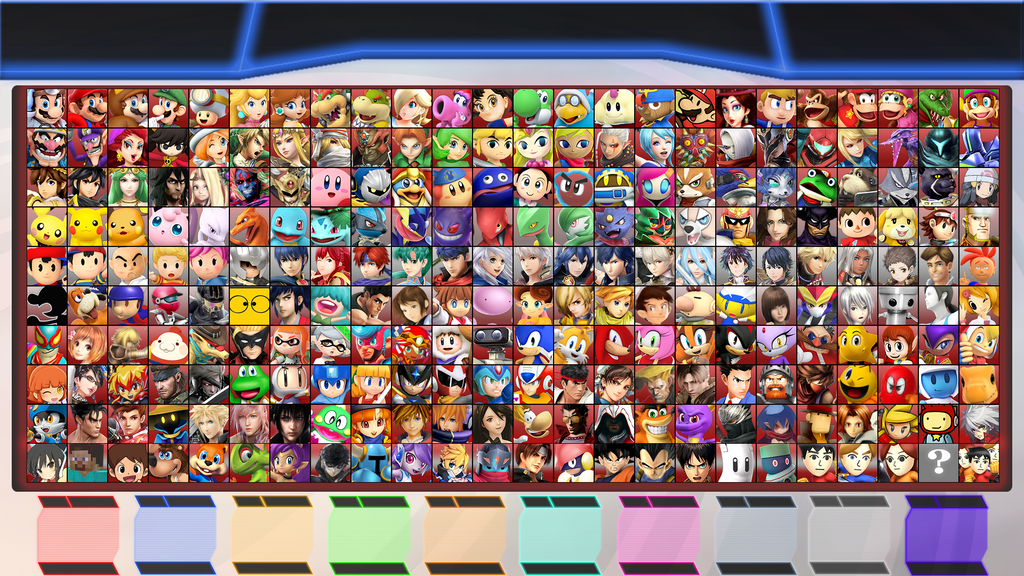 THE ULTIMATE SMASH ROSTER (v0.5) by SSBfangamer on DeviantArt