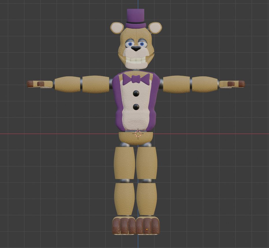 Fredbear Models Showcase - [FNaF 4 Blender] by ChuizaProductions on  DeviantArt