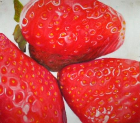 Strawberries close up