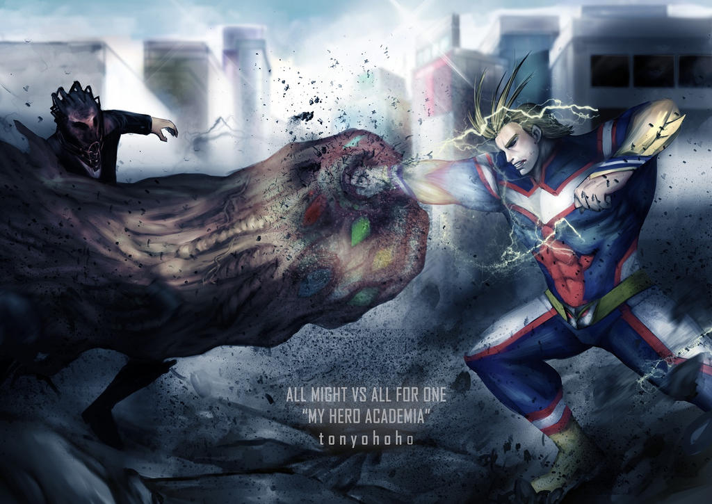 All Might Vs All For One By Tonyohoho On Deviantart All Might Vs All For One By Tonyohoho On Deviantart