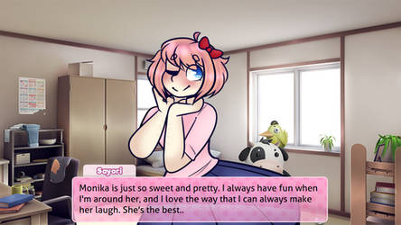 Sayori- your gay is showing..