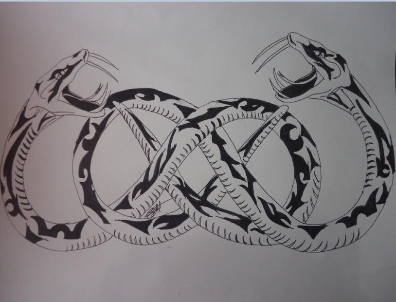 Double Infinity Snake Snake double infinity tattoo by blackliquorice23 on DeviantArt