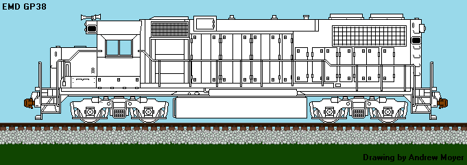 Gp38 Papercraft Emd Gp38 by Andrewk4 on DeviantArt