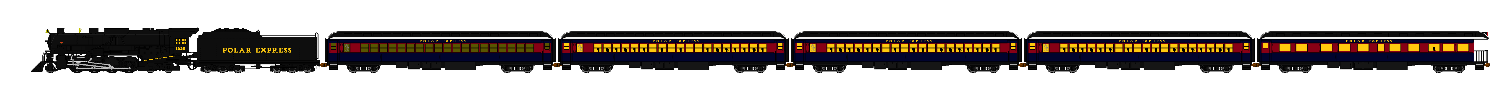 The Polar Express train set by Andrewk4 on DeviantArt