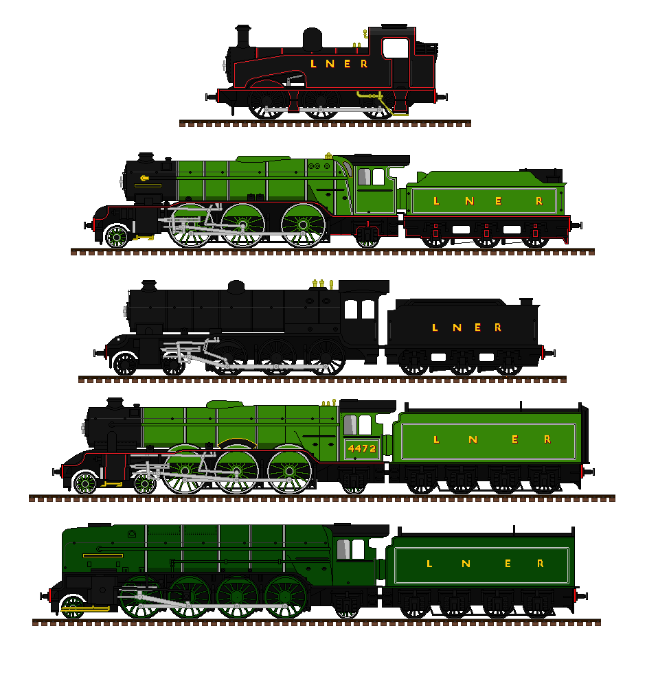 LNER Steam Locomotives by Andrewk4 on DeviantArt