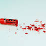 broken red crayon