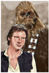 Solo and Chewy by tsantiago