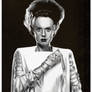 The Bride of Frankenstein Fan Art by Tony Santiago