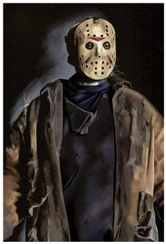 Jason Friday the 13th Fan Art by Tony Santiago
