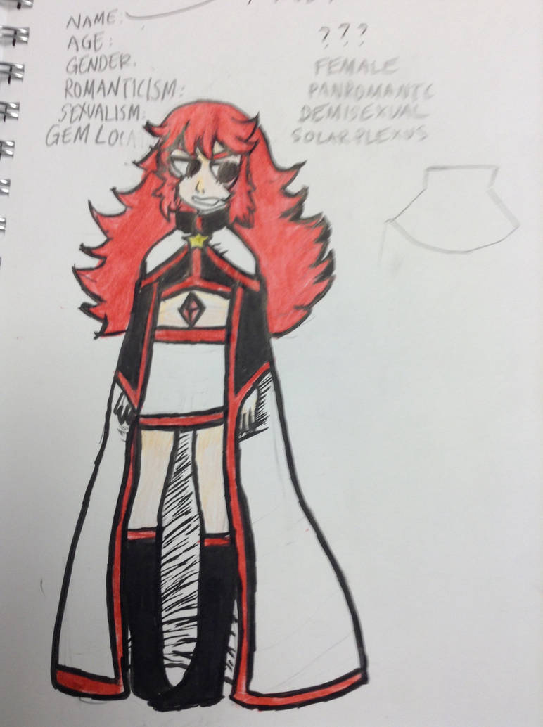 Steven universe oc, Ruby by ha1neux on DeviantArt