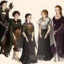 Arya and Sansa Stark (through the years)