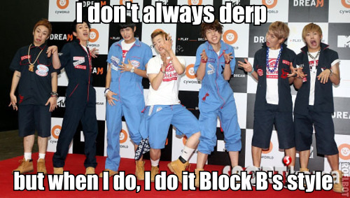 Block B's style.