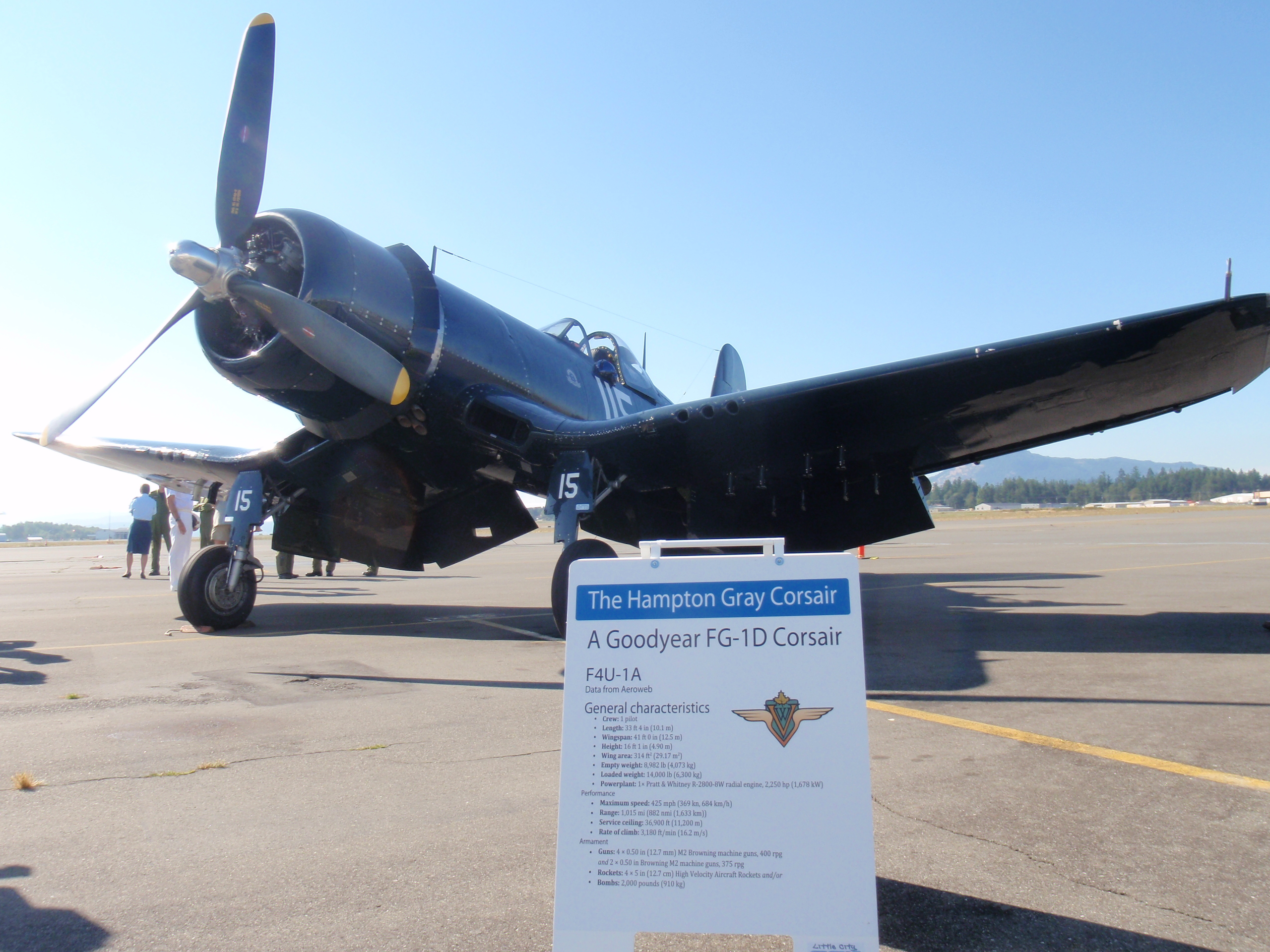 FG-1D - Corsair displayed