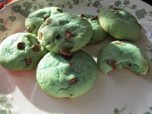 Blue cookies