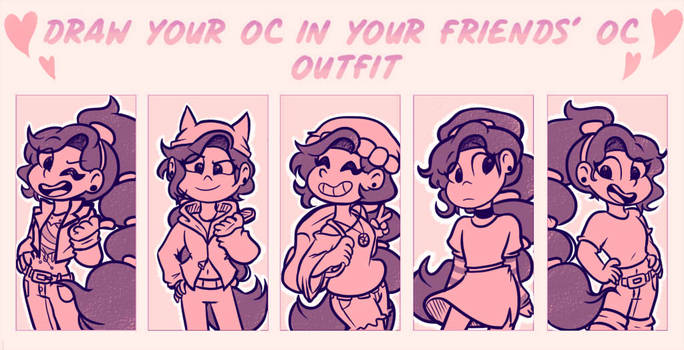 Draw Your OC In Your Friends OC Outfit