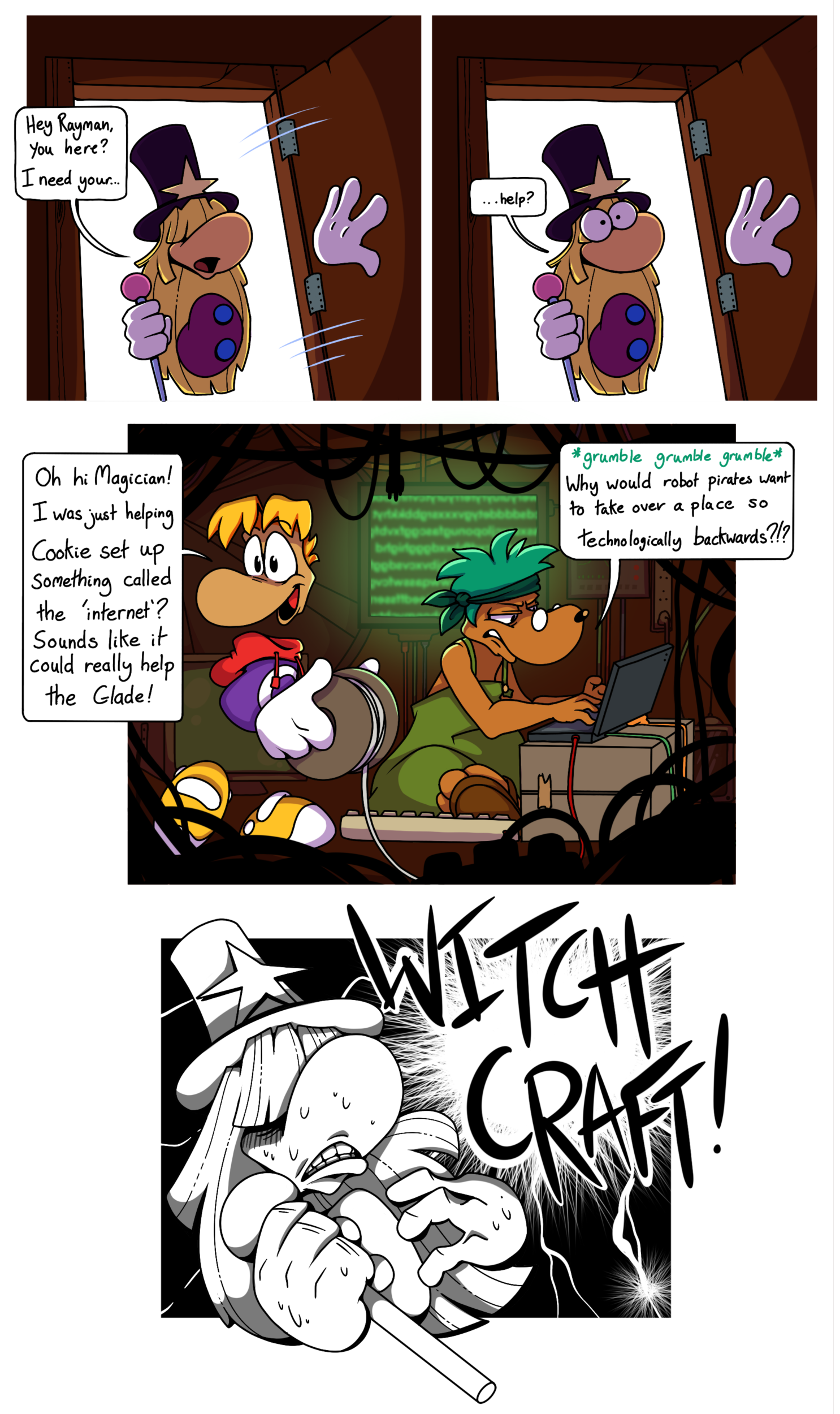 Rayman - The Evil Three by Turquoisephoenix on DeviantArt