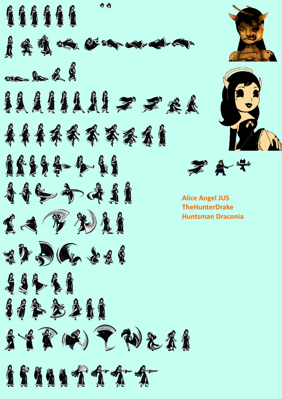 Alice Angel JUS Sprite Sheet by TheHunterDrake on DeviantArt