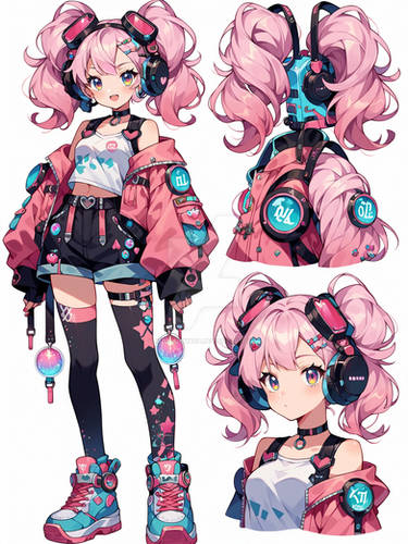 Pink characters by Elishaboy on DeviantArt
