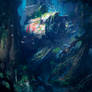 Forest shipwreck