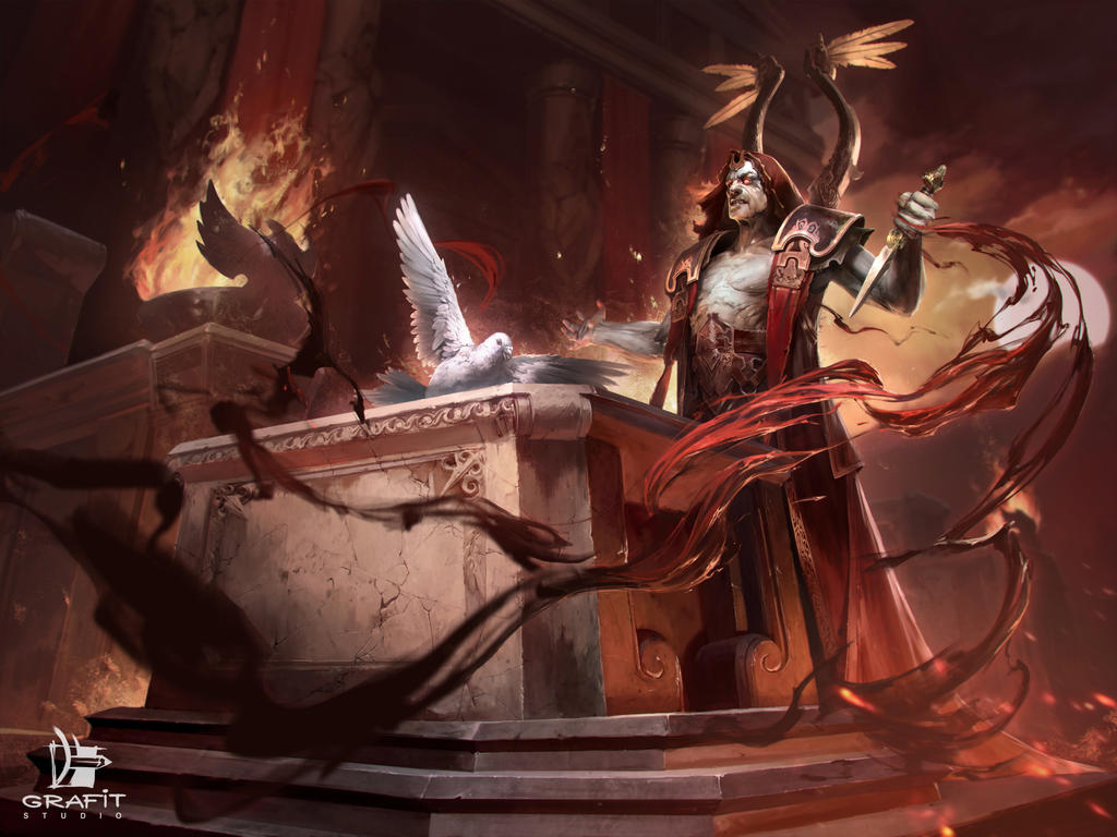 Sacrificial rites by Grafit-art on DeviantArt