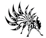 Ninetales Tribal Tattoo by Canyx
