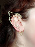 Ear Cuffs Elven ears Brass by OlgaMryga