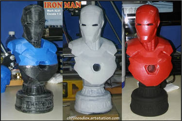 IronMan mark XLVI 3d printed prototype WIP