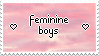 feminine boys stamp!