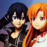 Figma Kirito and Figma Asuna