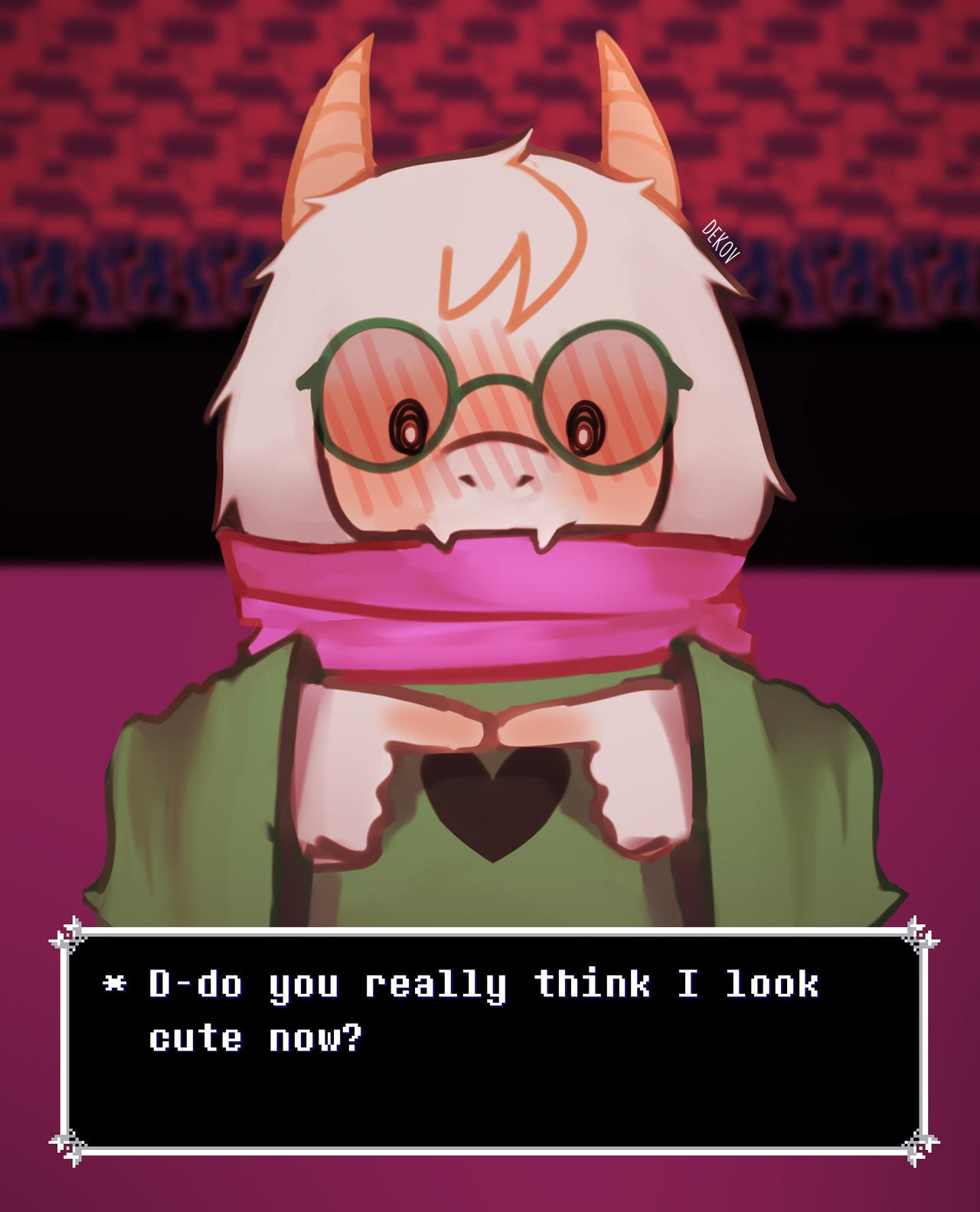 Cute Ralsei Deltarune Fanart by dekov on DeviantArt