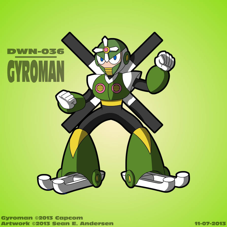 Pyroman 5 Mega Man 5 - Gyroman by TheRealSneakers on DeviantArt