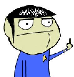 Spock does not approve