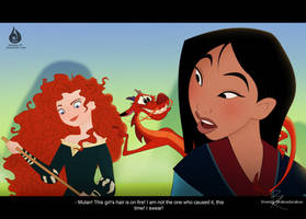 Mulan meets Merida