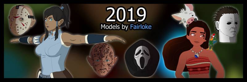 My best 3D models of 2019