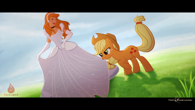 Cinderella and Applejack