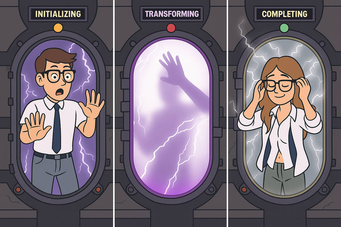 Animation Mtf Lab The Chamber MTF TG TF in 2D Animation Style by Anthony47382 on DeviantArt