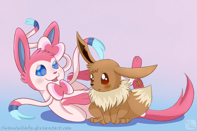 Eevee and Sylveon