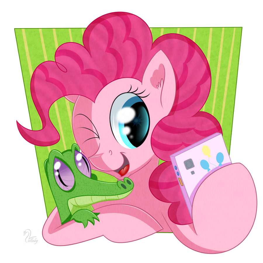 Pinkie Selfie