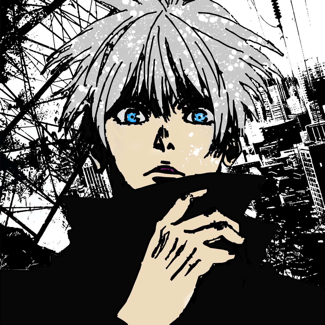 Gojo Vector Draw by saturnswamp on DeviantArt