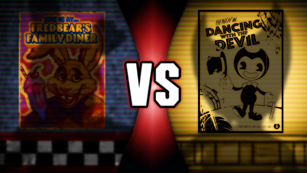 Springtrap Vs Bendy by PIIIIIINIINN on DeviantArt