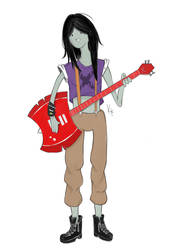 Marceline with Bass (coloured)