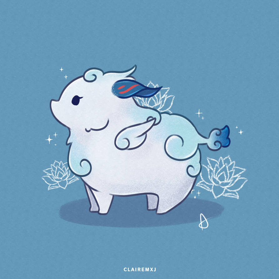 Chibi Qilin Ganyu by yohchii on DeviantArt