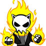 Leo as Ghost Rider