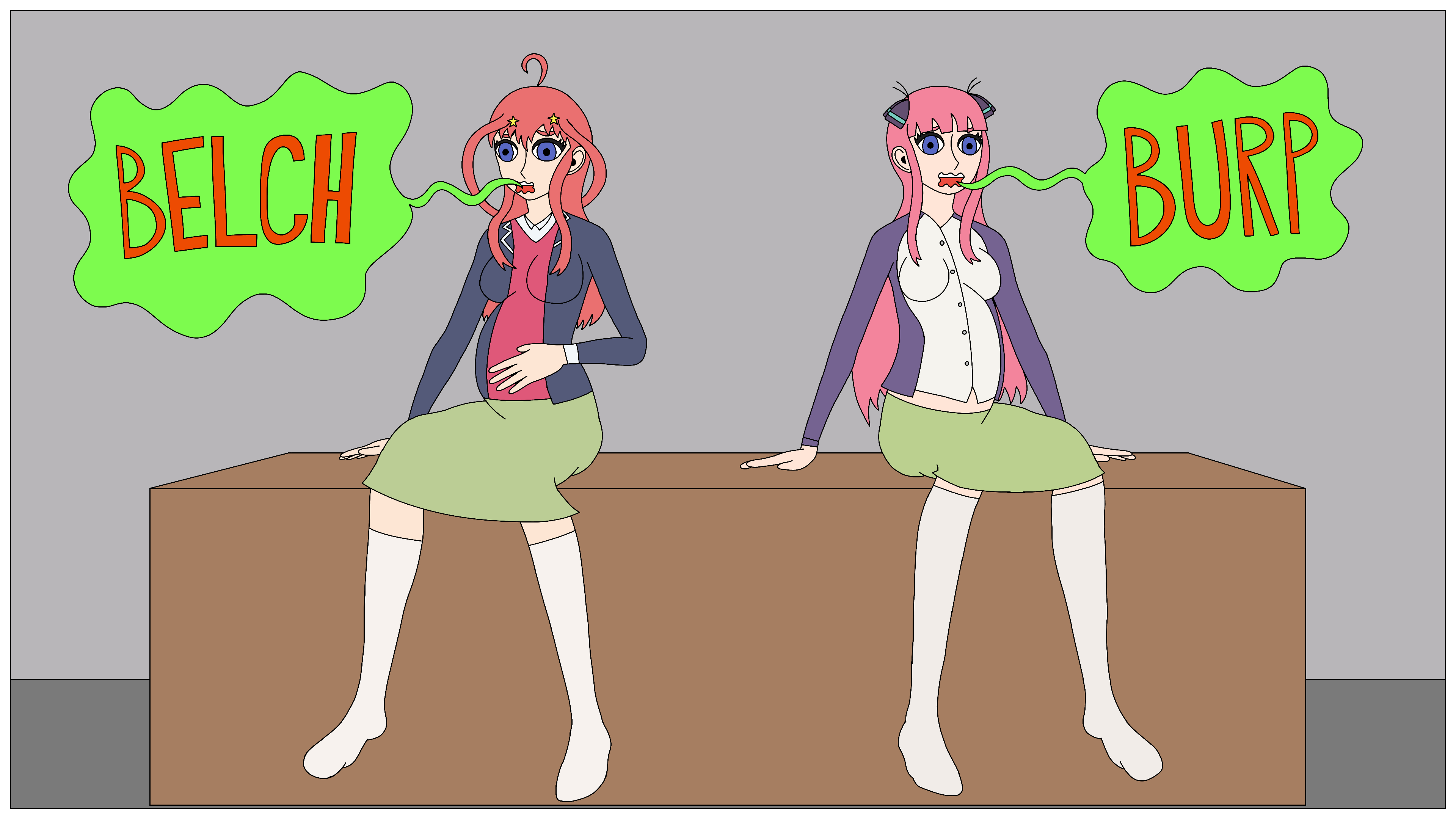 QQ Burp Animation (Link in desc) by EatenAliveByAnime on DeviantArt